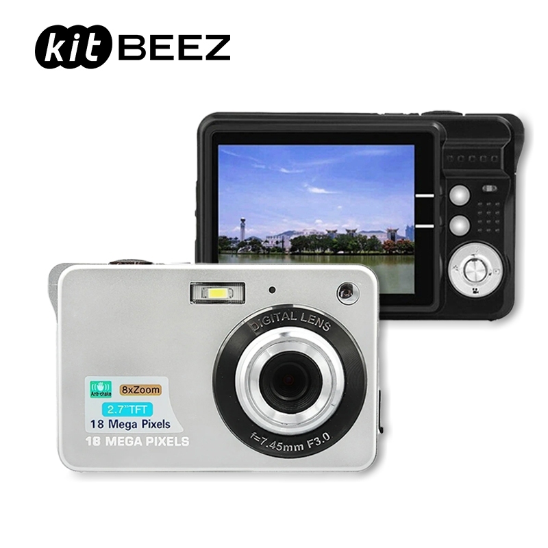 KC-1 กล้อง Digital CCD 48MP 16X กล้องดิจิตอล 2.7นิ้ว พร้อมแฟลช CCD48 1080P กล้องย้อนยุค ถ่ายรูปถ่ายว