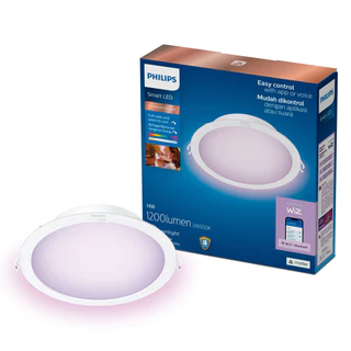 Philips Smart LED Downlight RGB ดาวน์ไลท์อัจฉริยะ 16 ล้านเฉดสี ใช้ WiFi2.4GHz และ WiZ app