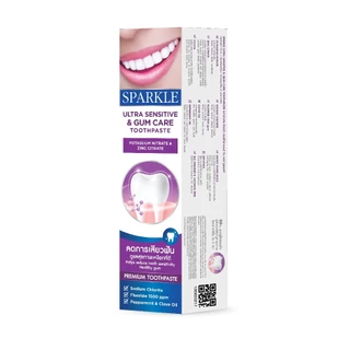 [ใหม่] Sparkle ยาสีฟัน Ultra Sensitive & Gum Care 100G สปาร์คเคิล อัลตร้า เซนซิทีฟ แอนด์ กัม แคร์ ทูธเพสท์ (10SK00211)