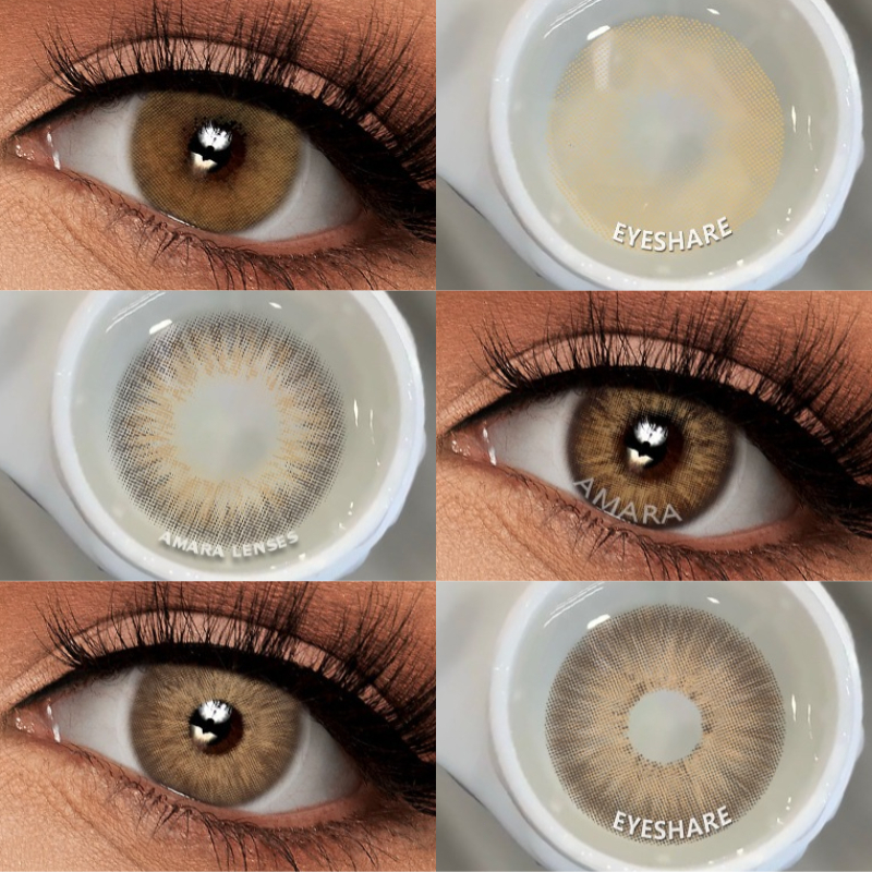 (COD)-Eyeshare AURORA คอนแทคเลนส์สี สีน้ำตาล 1 คู่ 14.2มม. เลนส์ธรรมชาติขนาดบิ๊กอาย เลนส์แฟชั่นรุ่นขายดี ส่งฟรี