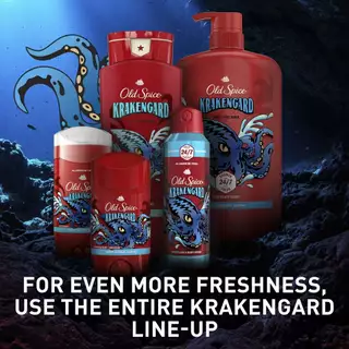 *ของแท้นำเข้าจากUSA* Old Spice โรลออน กลิ่น Krakengard กลิ่นไม้ผสมส้มและมิ้นท์ หอบอบอุ่น นุ่มเย็น น่าค้นหา