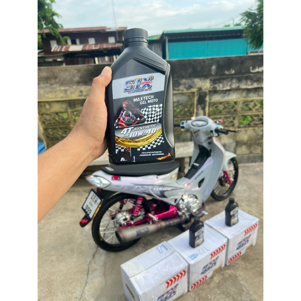 น้ำมันเครื่องSix nine สังเคราะห์แท้ รถเดิม รถแว๊น คาบู หัวฉีด เวฟ ออโต้ ใส่ได้หมด ของดี