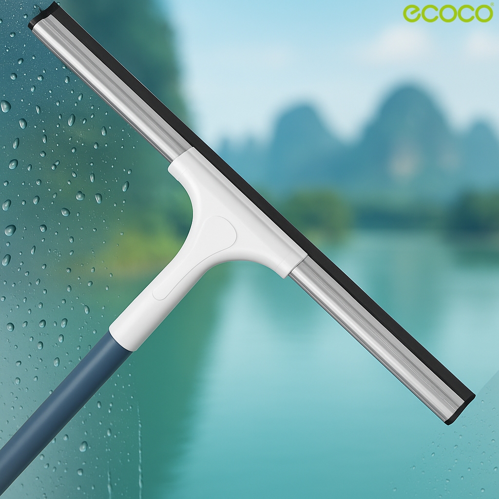 Ecoco ไม้รีดน้ำกระจก ที่ปาดน้ำ ไม้กวาดน้ำ อุปกรณ์ทำความสะอาด ยางไล่น้ำ ยางรีดน้ำ