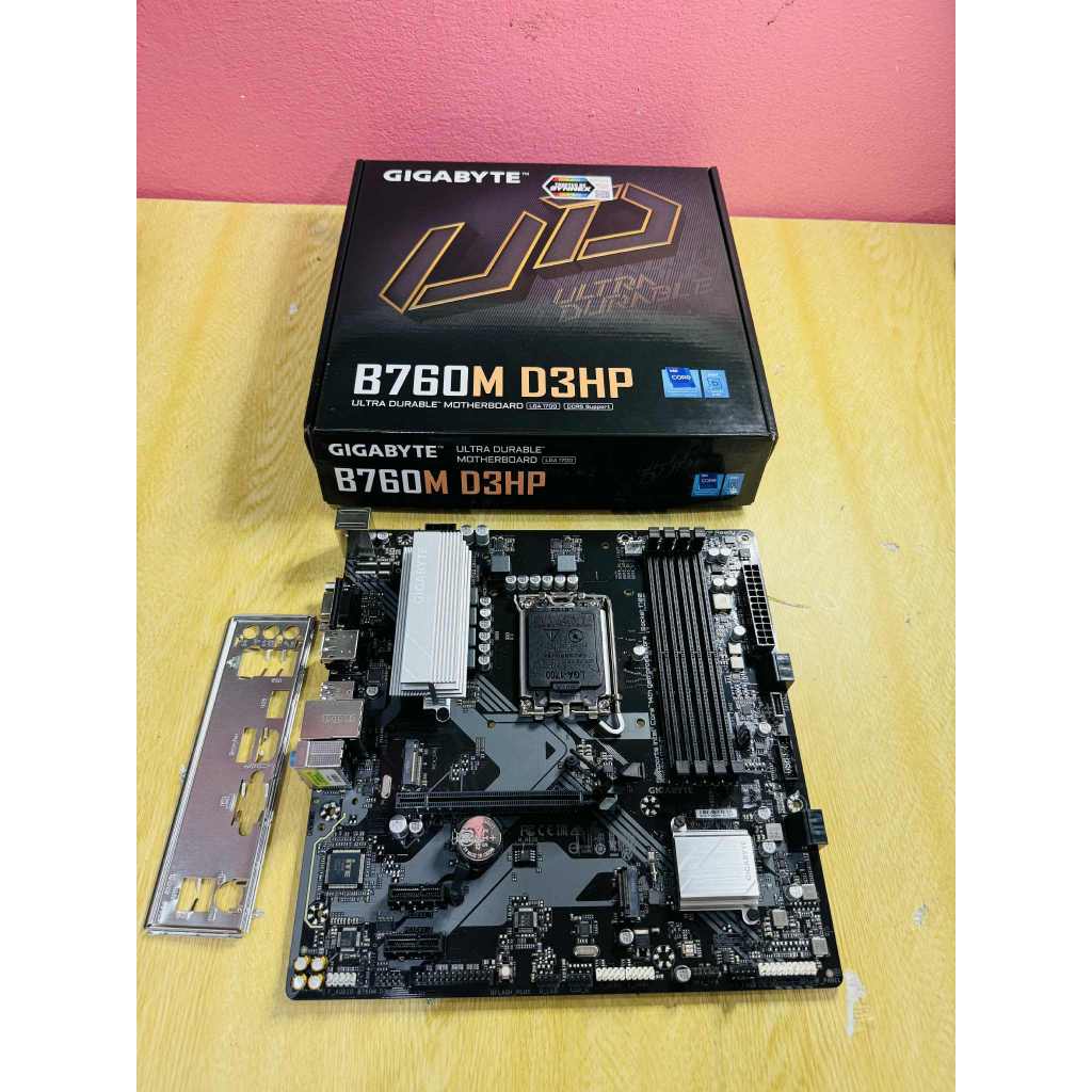 ขายเมนบอร์ดมือสอง ขายMBมือสอง GIGABYTE B760M D3HP DDR5 LGA1700
