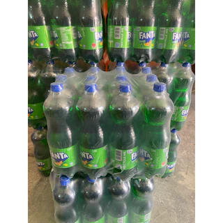 น้ำอัดลม แฟนต้าเขียว ขนาดใหญ่1.5 L แพ็ค12ขวด มาเล
