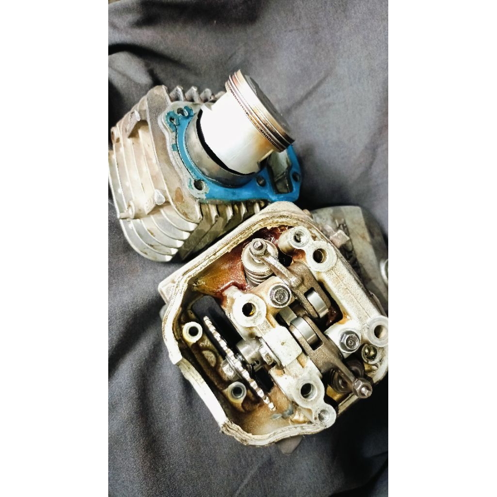 ชุดเสื้อฝาสูบแคมวาวล์ เวฟ110i S4/ดรีมคับเป็นงานแท้ติดรถ ไซร์ใหญ่ลูกสูบฟิตไปไซร์54.9 พร้อมติดตั้งครับ