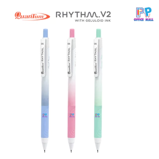 🌸ปากกาลูกลื่นควอนตั้ม Quantum รุ่น Rhythm 0.5 mm (แพค 12 ด้าม)