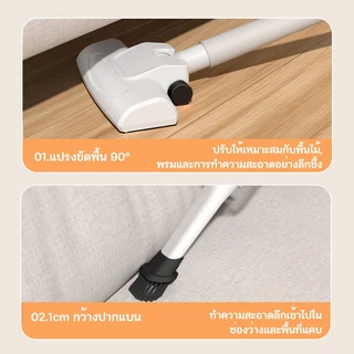 MEIYIJIA เครื่องดูดฝุ่นไร้สาย แรงดูดสูง เหมาะสำหรับอพาร์ทเมนท์ขนาดเล็ก เครื่องดูดฝุ่น