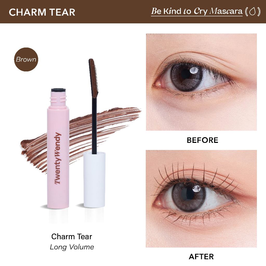 twentywendy | Be Kind to Cry | Mascara Long Volume ที่ช่วยให้ขนตาดูยาว จับช่อ เเละหนาขึ้น - 4