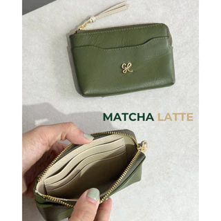 (medium size)CHNiiNiN - Daily zip around wallet กระเป๋าสตางค์หนังวัวแท้ทั้งใบ สีtwo tone หนังวัวแท้ทั้งด้านในและด้านนอก