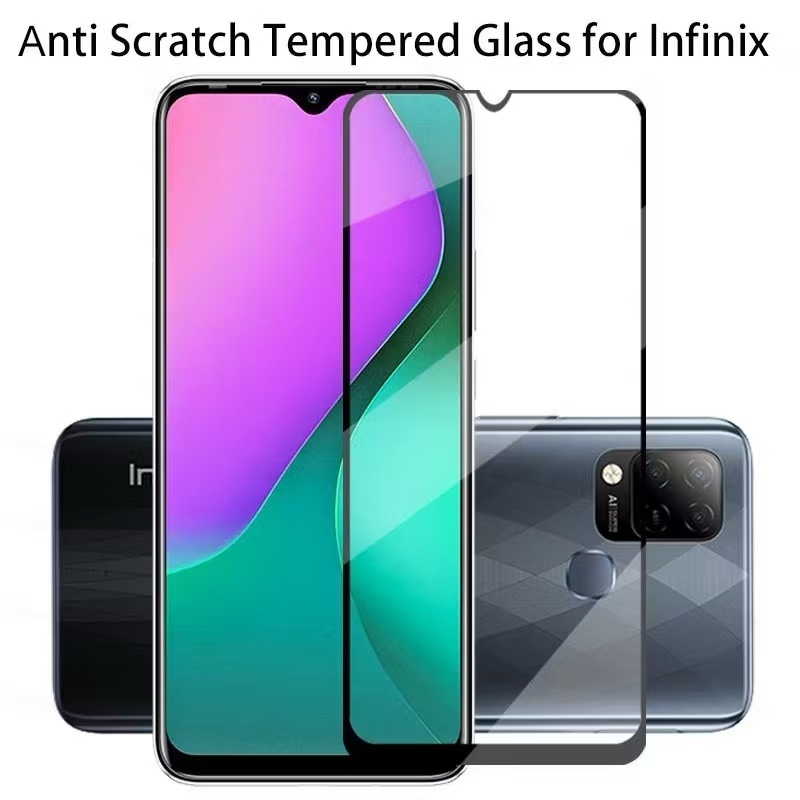 ฟิล์มกระจกนิรภัย สำหรับiNfinix Hot8 Hot9 Hot10 Play Note11 Note30 Hot30 Note10Pro เต็มจอ