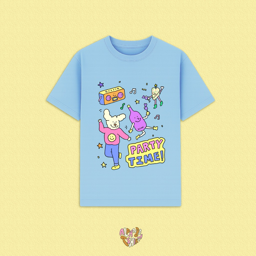 เสื้อยืด ลาย Party time ( x Goober.compalny)