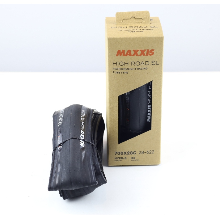 ยางนอกจักรยาน MAXXIS รุ่น HIGH ROAD SL Featherweight Racing 700x28C (tube type)/1 เส้น (NEW ARRIVAL)