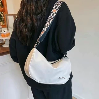 buyplus001กระเป๋าผ้า คาดอก สไตล์วินเทจ คลาสสิด ความจุขนาดใหญ่ มีให้เลือก5สี มีบริการส่งด่วน Z-010
