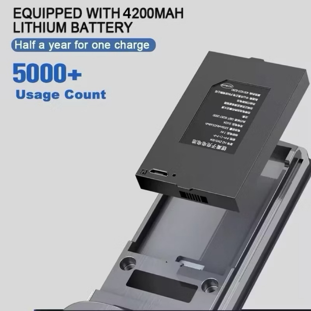แบตชาร์จ ถ่านชาร์จ digital door lock battery แบตลิเธียม กลอนดิจิตอล