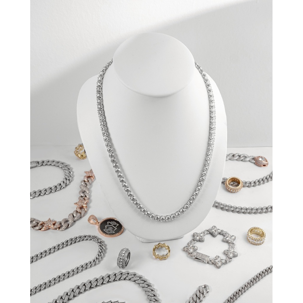 สร้อยคอ Tennis chain 6.5 mm