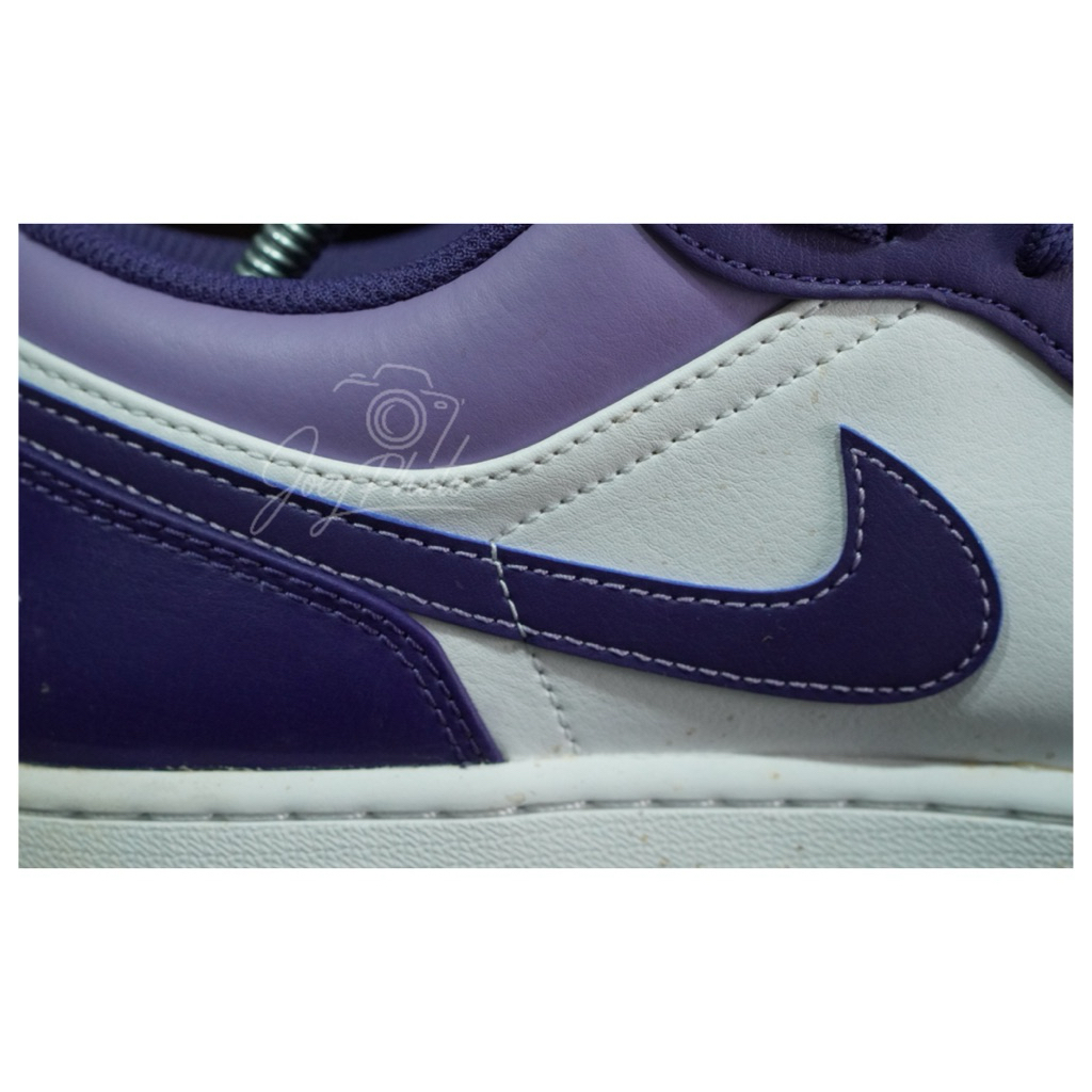 Nike  Air Jordan 1 low สี: SKY J PURPLE/SKY J LT PURPLE-WHITE
