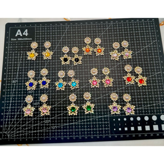 สังวาลย์ดอกไม้ สังวาลย์ตกแต่งต่างหูตกแต่ง องค์เทพ ถวาย แก้บน…