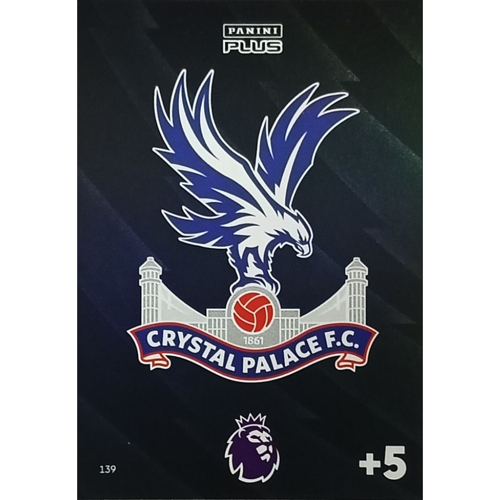 Logo card Club Badge Crystal Palace Panini Premier League 2024