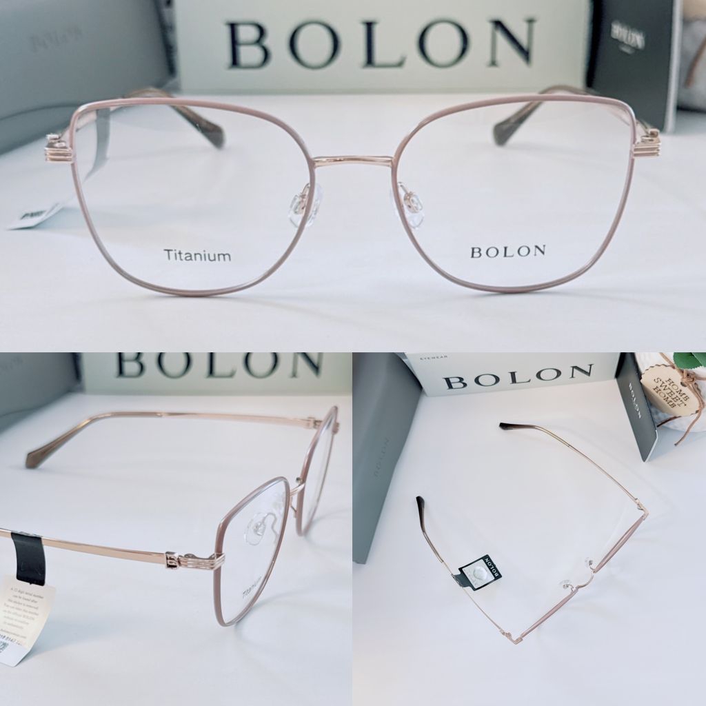 BOLON BA7030 TITANIUM แท้ กรอบแว่นตา พร้อมเลนส์ ตัดแว่นสายตาสั้น ยาว แว่นกรองแสง บลูบล็อก ออโต้ ตัดเลนส์สายตา ญาญ่า ราคา ถูกที่สุด ดีลบีเคเค แกลเลอรีภาพที่ 6
