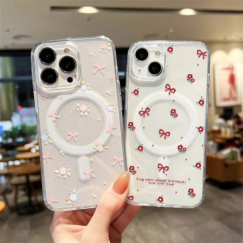 เคส For Samsung A57 A37 A16 5G A07 A17 A56 5G A55 5G A36 A06 5G A54 S25 S26 Ultra เคสแม่เหล็กใสรูใหญ่ Magnetic Case