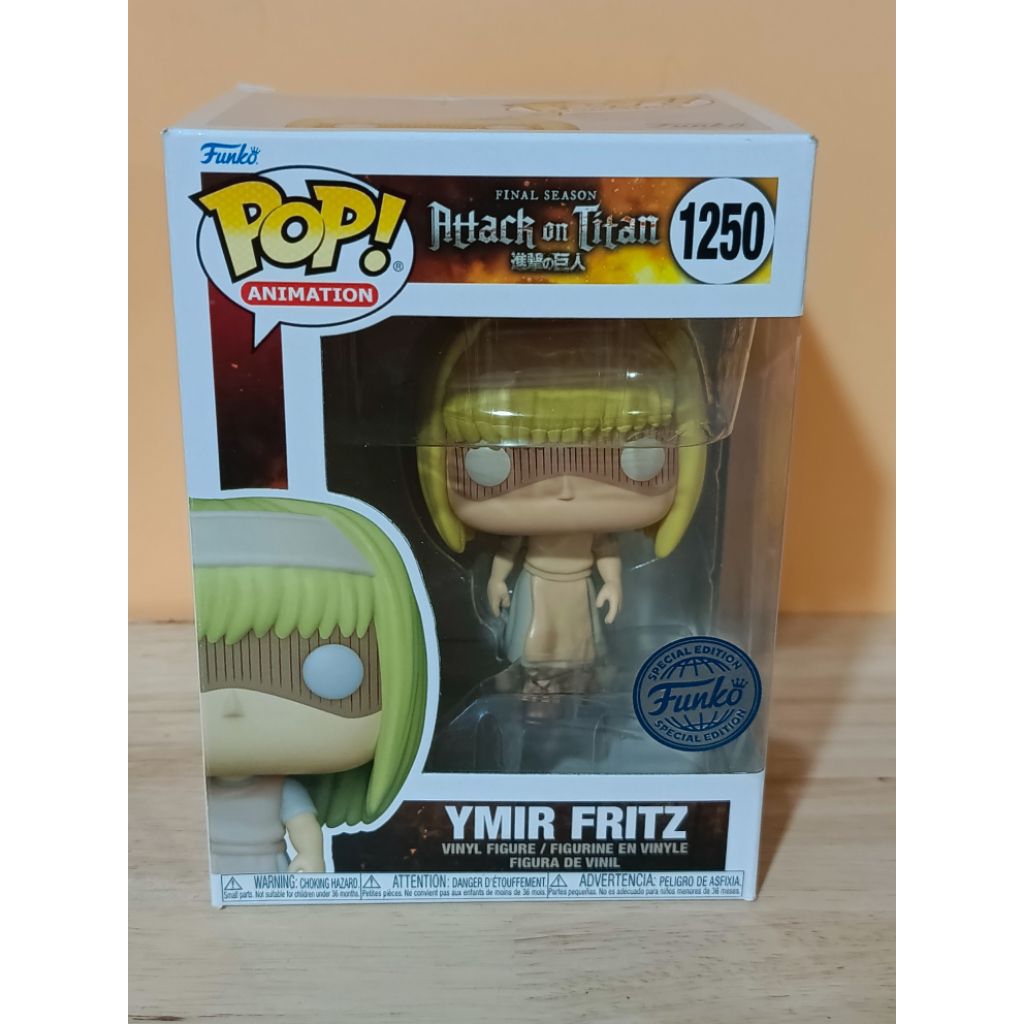 Funko Pop! : Attack on Titan - Ymir Fritz [ กล่องสินค้า - 7/10 ]