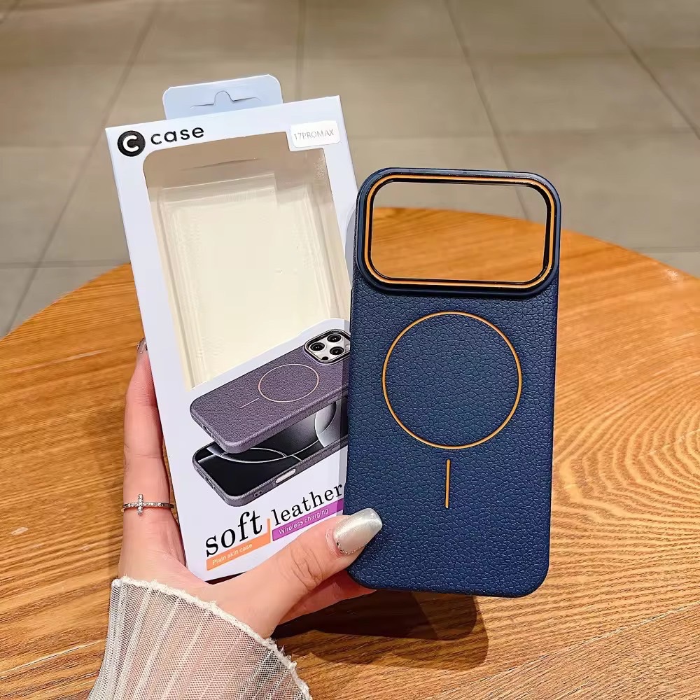 (ส่งไว1-2วัน) เคสแม่เหล็ก ลายหนัง สำหรับiphone 17 17air 17pro 17promax
