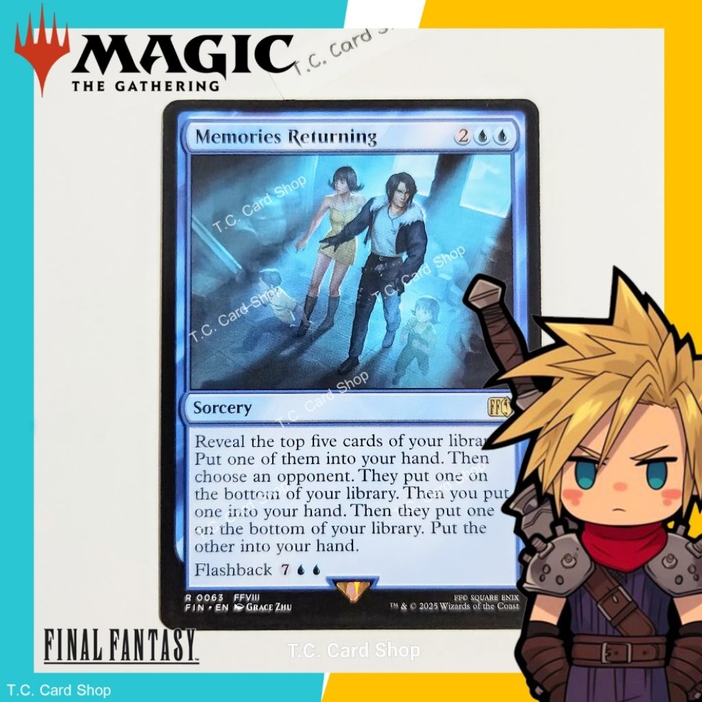 Memories Returning - R0063 (Goldstamp) FFVIII - Final Fantasy - Magic the Gathering (MTG) (FIN)