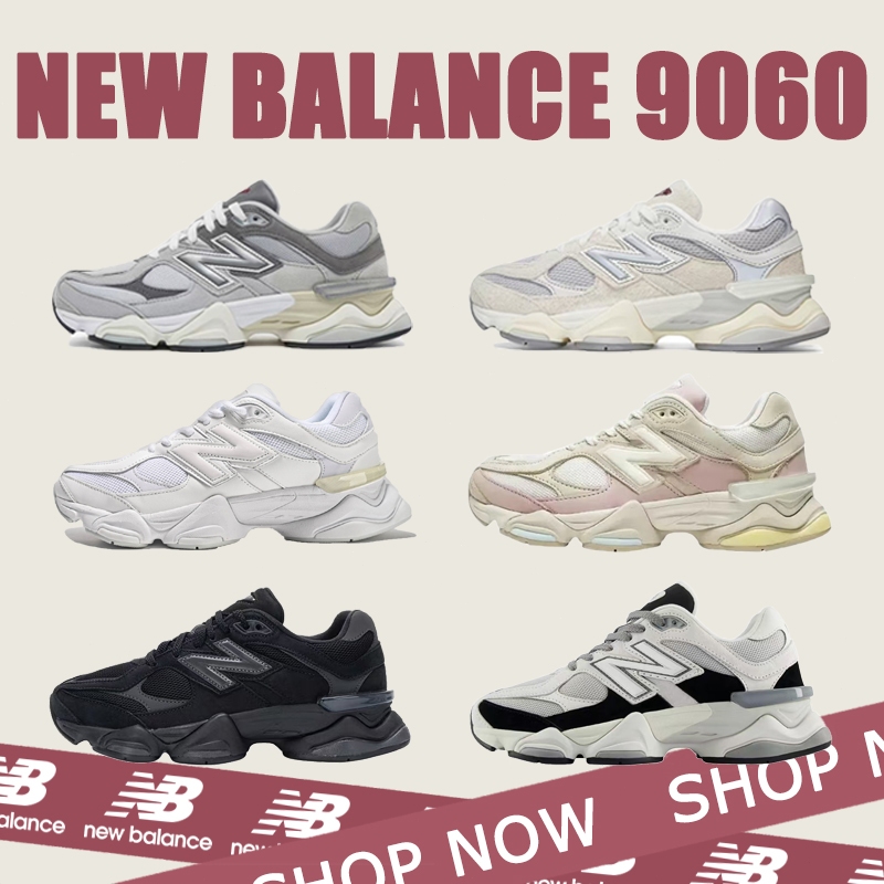 รองเท้า รับประกันของแท้ 100% New Balance 9060 องเท้าผู้ชาย/ผู้หญิง รองเท้าผ้าใบ NB9060