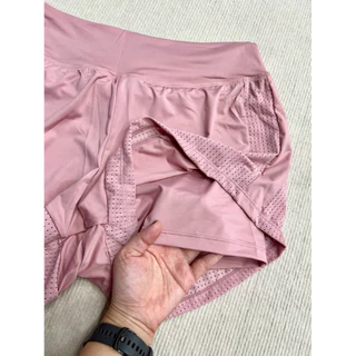 BIGBRACO-HI152 (Plussize S-5XL) กางเกงออกกำลังกายขาสั้น+ซับด้านในตัว กางเกงวิ่งขาสั้น สาวอวบ