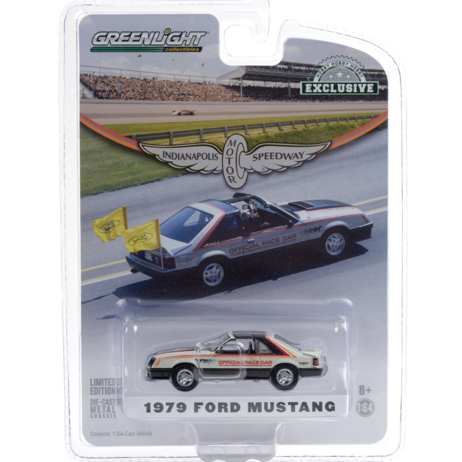Greenlight | 1979 Ford Mustang 63rd Annual Indianapolis 500 Mile Race Official Pace Car สเกล 1/64 30