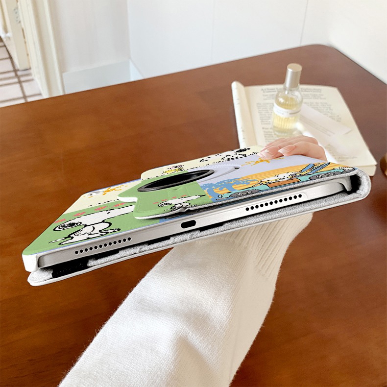 จัดส่งจากกรุงเทพฯเคสipad การหมุน 360 องศา Snoopy Pro13 รูปที่ 3