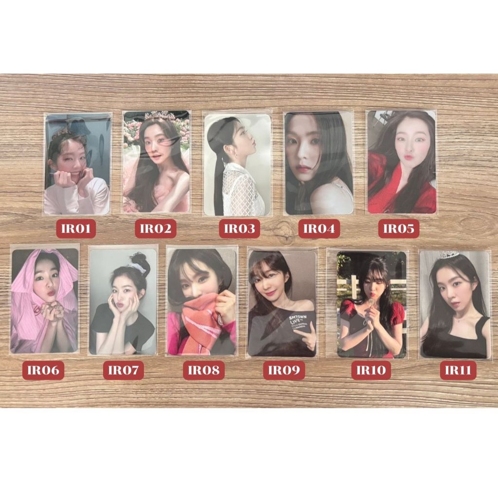 (พร้อมส่ง) การ์ด Red Velvet Irene ไอรีน ของแท้ 💯%