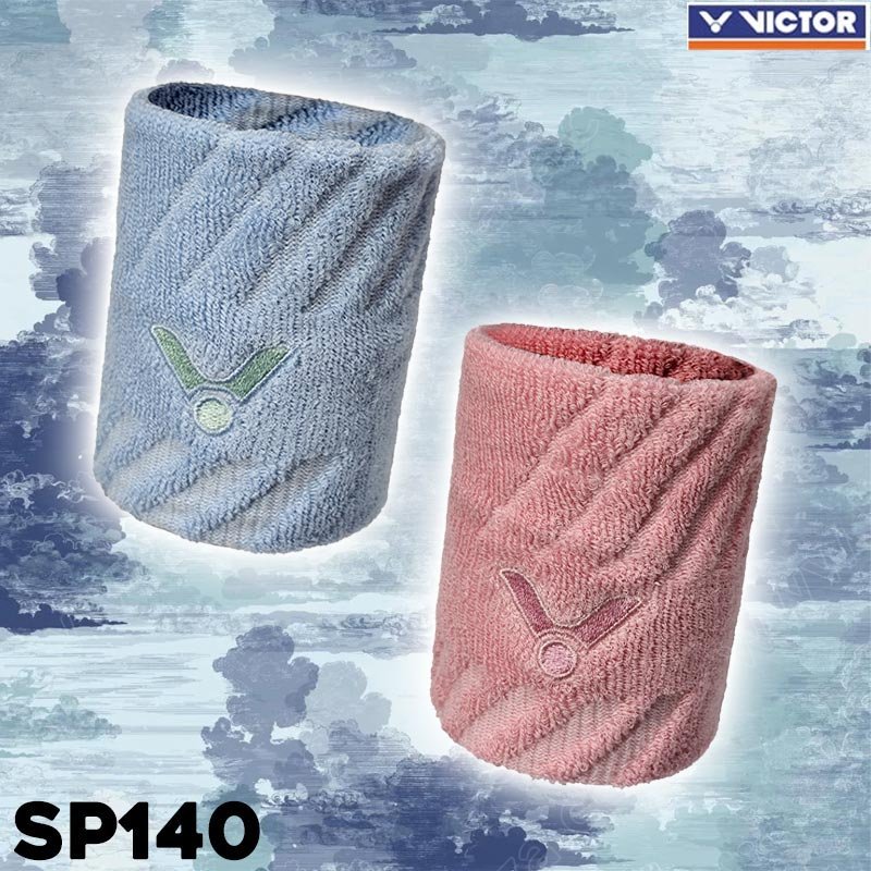 【 ของแท้  %  รุ่นใหม่! ผ้ารัดข้อมือซับเหงื่อวิคเตอร์ SP140 (SP140) ราคา ถูกที่สุด ดีลบีเคเค รูปภาพหลัก
