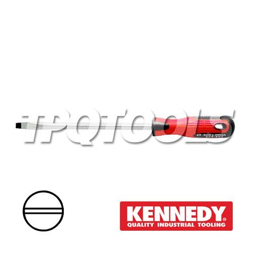 ไขควงปากแบน(แกนเหลี่ยม) 6.5*150มม.DIN ISO2380 PROTORQ SCREWDRIVER FLARED TIP KEN572-5510K "KENNEDY"