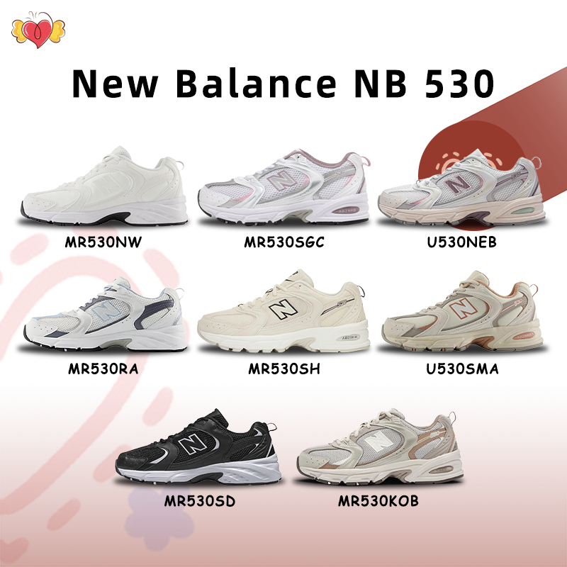 (รับหิ้วของจากเกาหลี ) ⚡ของแท้ 💯⚡ New Balance 530 รองเท้ากีฬา NB 530 รองเท้าวิ่ง MR530NW/MR530RA/MR5