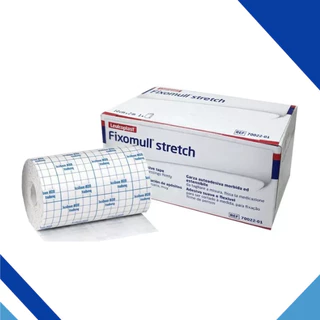 Fixomull Stretch ฟิกซ์โซมูล แผ่นเยื่อกระดาษ ปิดแผล ขนาด 10 CM X 2 M จำนวน 1 กล่อง 18068