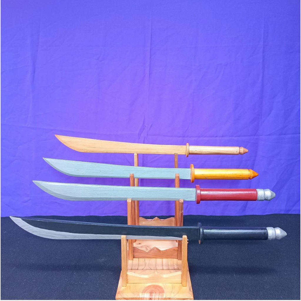 ดาบไม้ ดาบไม้โบราณ ดาบนางรำ ดาบลิเก ดาบงานแสดงความยาว60cm