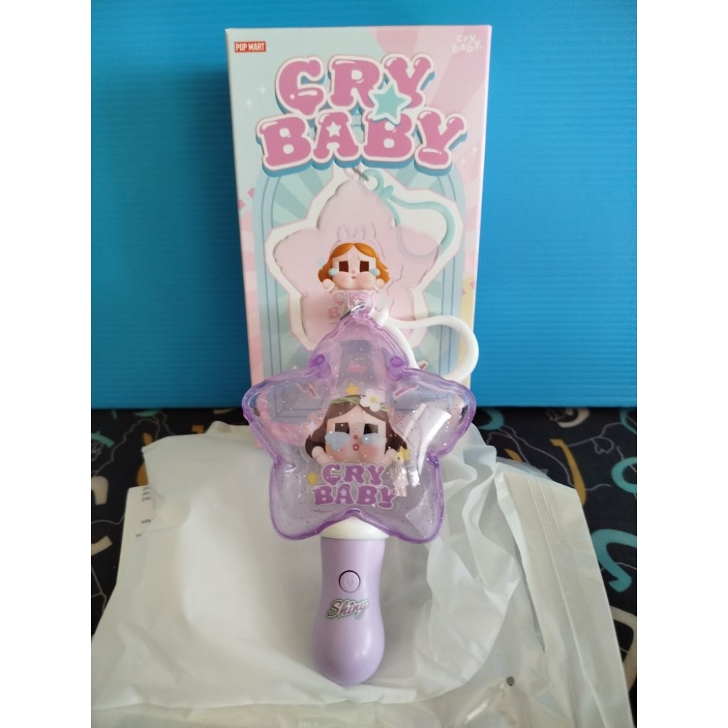 พร้อมส่ง พวงกุญแจ crybaby shiny shiny/ shiny dummy ม่วง