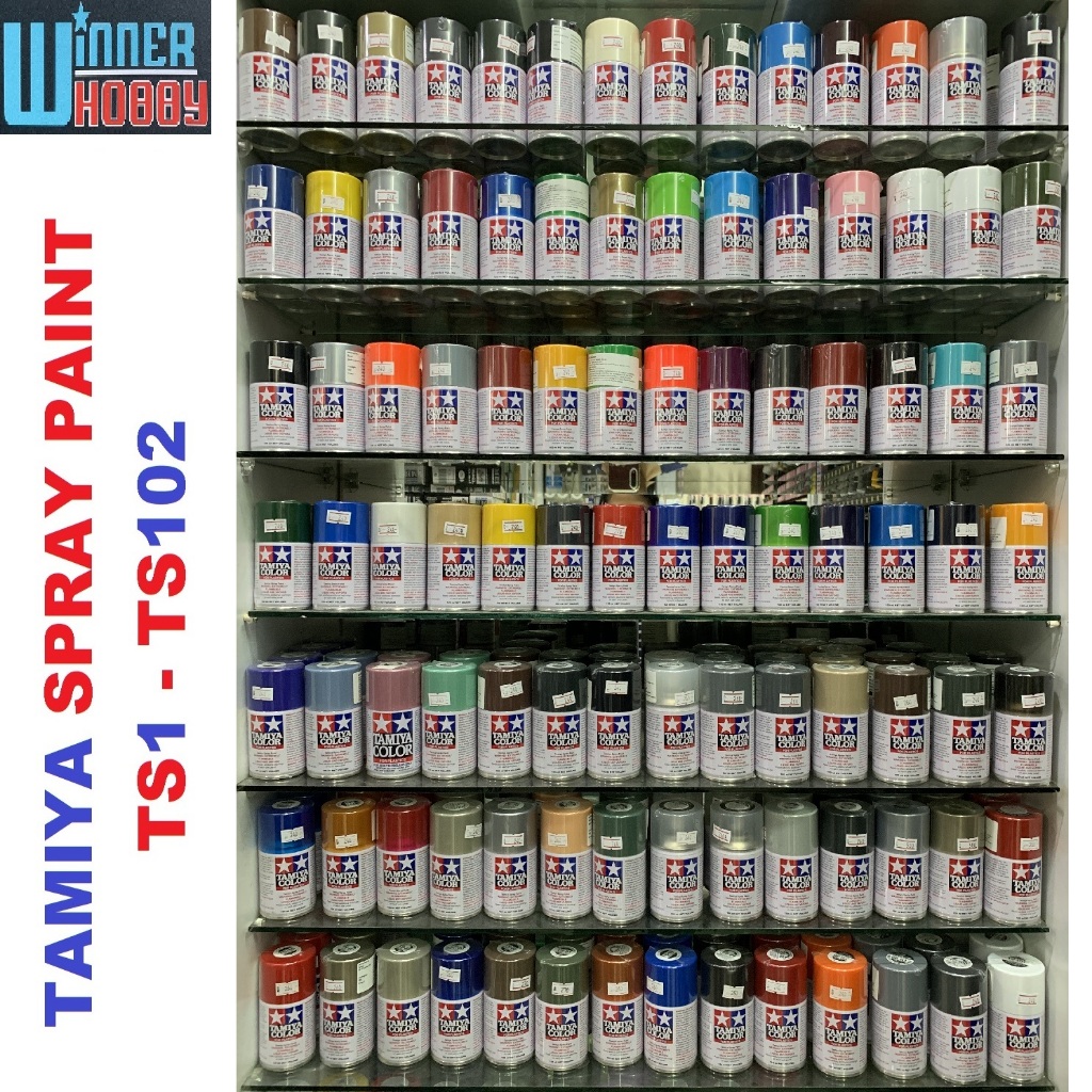 TAMIYA SPRAY PAIINT TS1-TS100 100ml