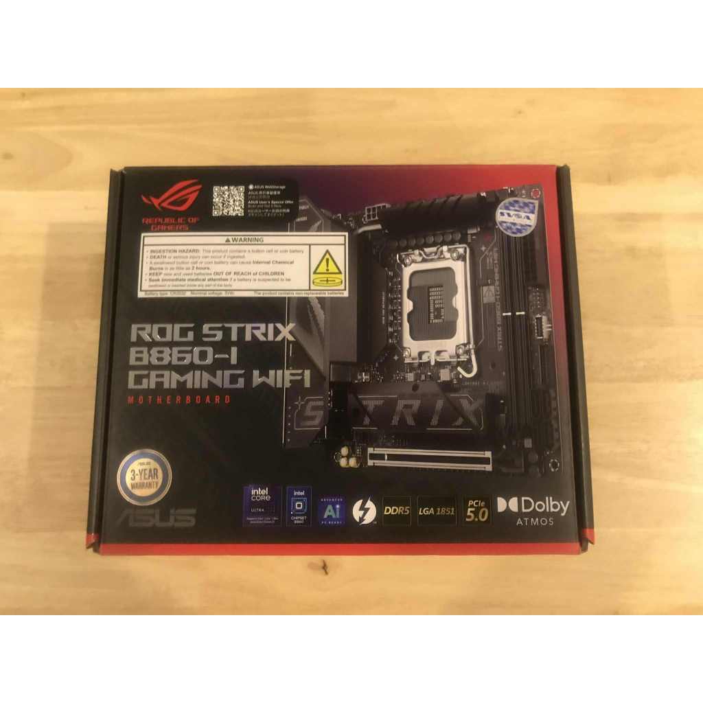(พร้อมส่ง)Asus Rog Strix B860i ของใหม่ไม่โดนไฟ