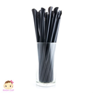 หลอดปลายช้อน สีน้ำตาล / สีดำ เลือกได้ค่ะ ขนาด 8 มม. ยาว 230 …