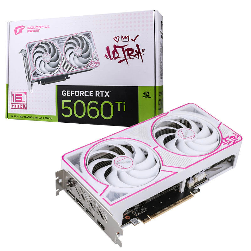 VGA การ์ดจอ COLORFUL iGAME RTX 5060 TI ULTRA W DUO OC 16GB-V (5060TIULTRAWDOC16G)