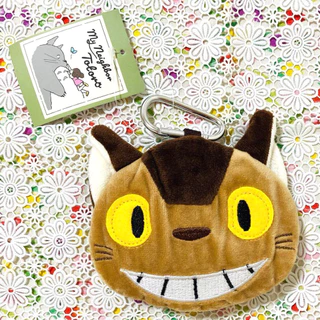 [พร้อมส่ง🇹🇭] ถุงผ้าพับได้+กระเป๋าพวงกุญแจ My Neighbor Totoro Eco Shopping Bag With Carabiner Plush Ghibli
