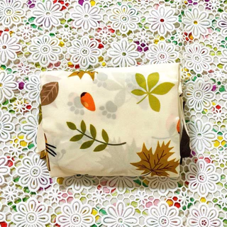 [พร้อมส่ง🇹🇭] ถุงผ้าพับได้+กระเป๋าพวงกุญแจ My Neighbor Totoro Eco Shopping Bag With Carabiner Plush Ghibli