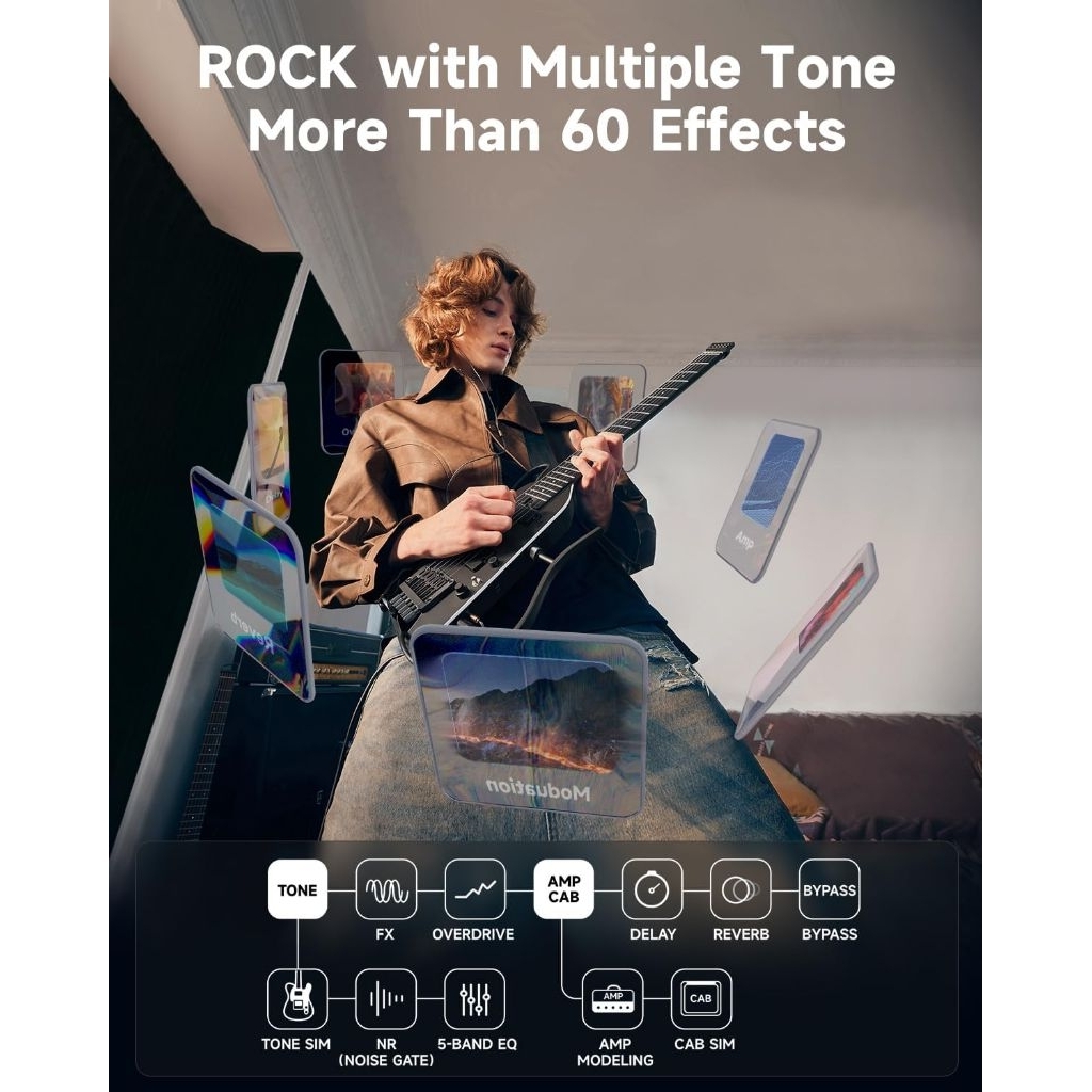 Donner HUSH X PRO Electric Guitar(มือสอง)