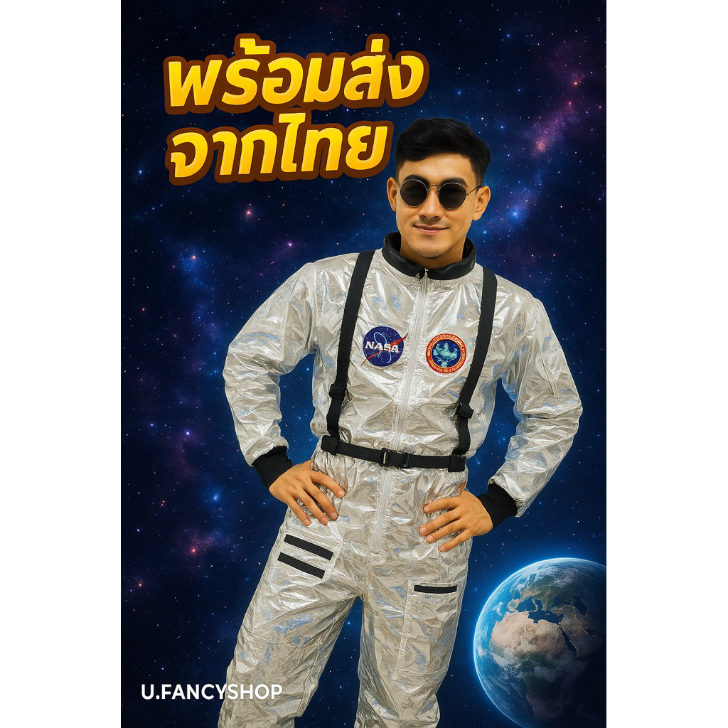 ชุดอวกาศ🛸ชุดนาซ่า🚀ชุดมิลเลเนียม ร้านไทยส่งด่วน