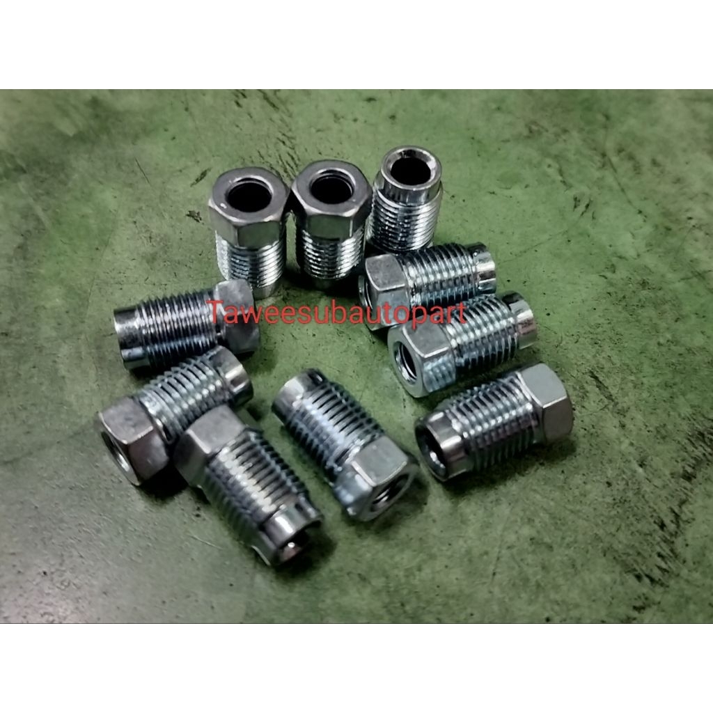 หัวแป๊บเบรค (10ชิ้น) M10*1.0 RN25 S250 ทั่วไป SAK-12976 ใช้แป๊บเบรค แป๊บคลัช