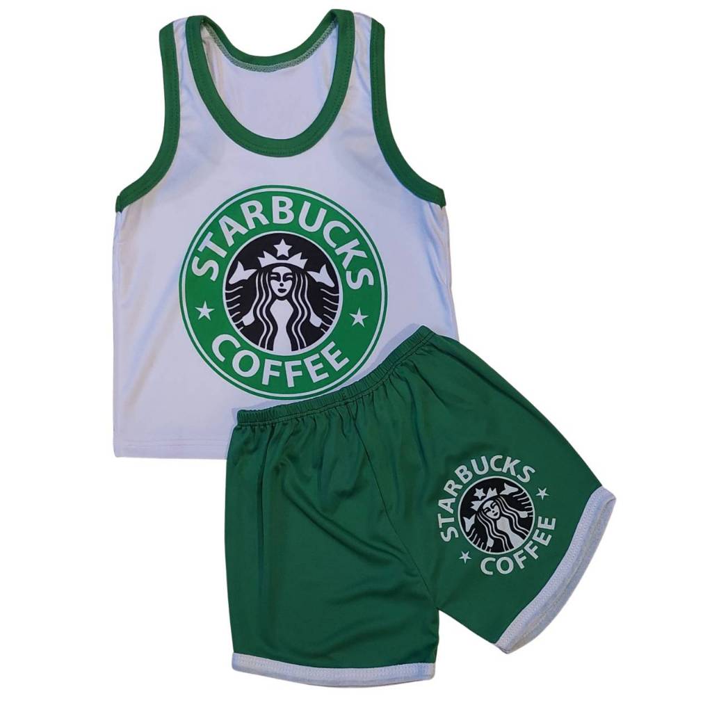 เสื้อผ้าเด็ก ชุดเสื้อกล้ามและกางเกงขาสั้นเด็ก LS