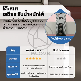 ALOVE LEDโต๊ะเครื่องแป้งไม้ 80CMลิ้นชักหลายชั้น หลากหลายฟังก์ชั่น โต๊ะเครื่องแต่งหน้า การประกอบอย่างง่าย Dressing Table